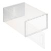 Úložný box Stak 18,5x35x25 cm, transparentná