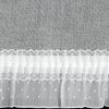 KRÁTKA ZÁCLONA NA PÚTKACH MARY 30X150 CM BIELA