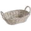 Košík na pečivo Oval Grey, 28x21 cm
