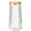 Sklenená nádoba na potraviny Ribbed 1400ml
