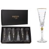 BOHEMIA PRESTIGE CONTE GOLD POHÁR NA ŠAMPANSKÉ 170ML SADA 6 KS