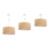 Závesné svietidlo Rattan, 1x ratanové tienidlo, (fi 40cm), w