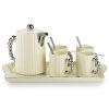 Čajový/kávový set Luca Silver Cream