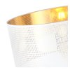 Závesné svietidlo Asti0, 1x biele PVC tienidlo, (fi 40cm), g, b