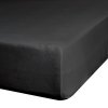 JERSEY PRESTIERADLO 220X240 CM, VÝŠKA 30 CM ČIERNE