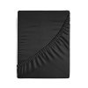 JERSEY PRESTIERADLO 220X240 CM, VÝŠKA 30 CM ČIERNE