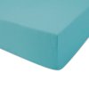 DETSKÉ JERSEY PRESTIERADLO 010 60X120 CM TYRKYSOVÉ