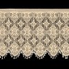 KRÁTKA ZÁCLONA NA PÁSKE MOLY 150X60 CM SVETLOBÉŽOVÁ