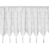KRÁTKA ZÁCLONA NA PÁSKE MARTHA 150X60 CM BIELA