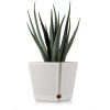 PLASTOVÝ KVETINÁČ PILEA TX 18X18 CM KRÉMOVÁ