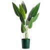 PLASTOVÝ KVETINÁČ AZALEA 22,5X23,5 CM TMAVOZELENÁ