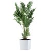 PLASTOVÝ KVETINÁČ FLORE RIFLO 30X30 CM BIELA