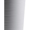 PLASTOVÝ KVETINÁČ URBANIKA RIFLO 25,5X46,5 CM BIELA