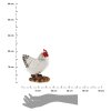 Záhradná figúrka z polyresinu Chicken, 19 cm, biela