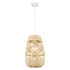 Závesné svietidlo Arona, 1x ratanové tienidlo, (fi 25cm), w