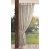 ZÁHRADNÝ VODEODOLNÝ ZÁVES NA PÚTKACH GARDEN 155X220 CM VZOROVANÁ