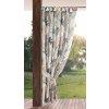 ZÁHRADNÝ VODEODOLNÝ ZÁVES NA PÚTKACH GARDEN 155X240 CM LISTY