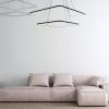 Závesné LED svietidlo Nix, 2x LED 50w, 3000k, b