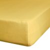 JERSEY PRESTIERADLO 220X240 CM, VÝŠKA 30 CM HORČICOVÉ