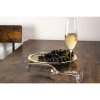 KRIŠTÁĽOVÝ PODNOS BOHEMIA PRESTIGE ARABESQUE GOLD 300MM
