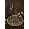 KRIŠTÁĽOVÝ PODNOS BOHEMIA PRESTIGE ARABESQUE GOLD 300MM