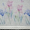 KRÁTKA ZÁCLONA NA PÁSKE DOLOREZ 150X60 CM KVETY
