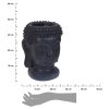 KERAMICKÝ KVETINÁČ BUDDY 26X35 CM TMAVOSIVÁ