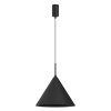Závesné svietidlo Capital, 1x čierne kovové tienidlo, (fi 32cm), b