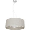 Závesné svietidlo Lino, 1x ľanové tienidlo, (fi 50cm), w