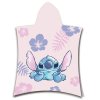 DETSKÝ BAVLNENÝ PONČO UTERÁK S KAPUCŇOU LILO AND STITCH 50X115 CM VZOROVANÁ