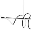 Závesné LED svietidlo Twist, 1x LED 90w, 4000k, b