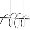 Závesné LED svietidlo Twist, 1x LED 90w, 4000k, b