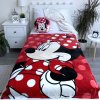 DETSKÁ FLEECOVÁ DEKA MINNIE 100X150 CM VZOROVANÁ