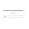 Nástenné LED svietidlo Prado, 1x LED 11w, 3000k, g