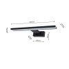 Nástenné LED svietidlo Shine1, 1x LED 7w, 4000k, (30 cm), b