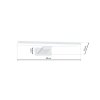 Nástenné LED svietidlo Shine2, 1x LED 7w, 4000k, (30 cm), w