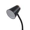 Stolná lampa Chico, 1x čierne/zlaté PVC tienidlo, b