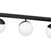 Stropné svietidlo Sfera, 3x biele sklenené tienidlo, b