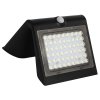 Exteriérové solárne nástenné LED svietidlo Butterfly, 1x LED 3,2w, čierna, pohybový senzor