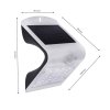 Exteriérové solárne nástenné LED svietidlo Butterfly, 1x LED 1,5w, biela, pohybový senzor