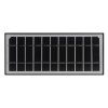 Exteriérové solárne nástenné LED svietidlo Brick, 1x LED 6w, čierna, pohybový senzor