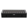 Exteriérové solárne nástenné LED svietidlo Brick, 1x LED 6w, čierna, pohybový senzor