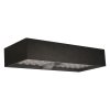 Exteriérové solárne nástenné LED svietidlo Brick, 1x LED 6w, čierna, pohybový senzor