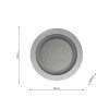 Schodiskové LED svietidlo Oti Max, 1x LED 0,6w, 3000k, s