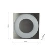 Schodiskové LED svietidlo Polar, 1x LED 0,6w, 3000k, s