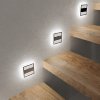 Schodiskové LED svietidlo Pepers, 1x LED 0,6w, 4000k, s, pohybový senzor