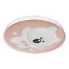 Detské stropné LED svietidlo Bear, 1x LED 34w, 4000k, p
