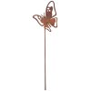 Zapichovacia záhradná dekorácia Bugs, sada 4ks, 38 cm, kov, hnedá