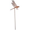 Zapichovacia záhradná dekorácia Bugs, sada 4ks, 38 cm, kov, hnedá