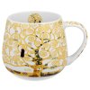 Porcelánový hrnček Klimt Ecru Tree Of Life 430 ml